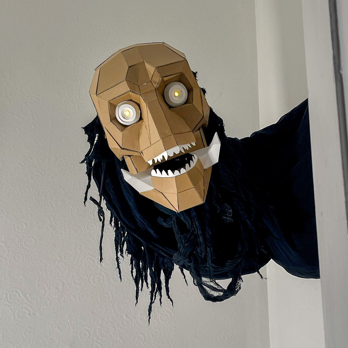 Moving Doorway Monster Puppet Template | The Wrong Door Guest | DIY Halloween Papercraft | Instant Download