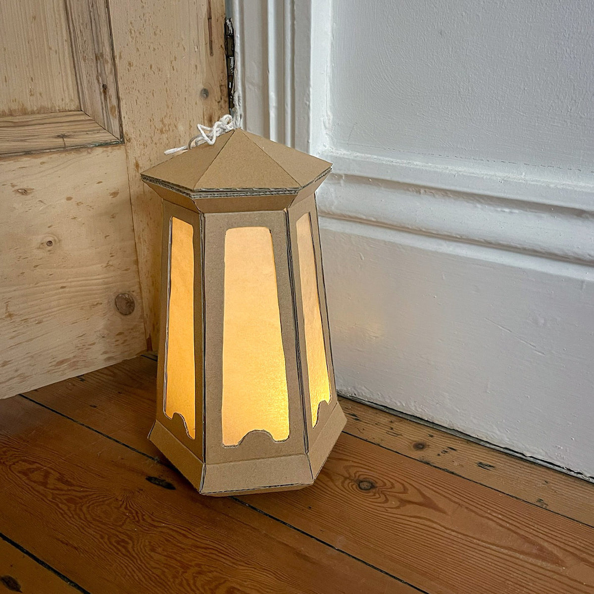 Papercraft Lantern | DIY Cardboard Light | Costume Prop & Decoration