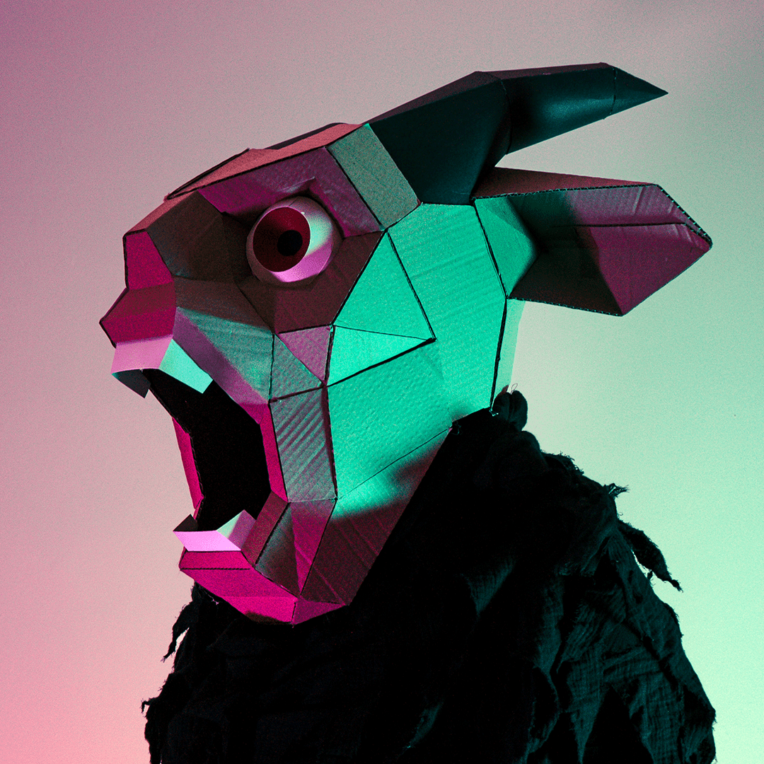 Large Monster Mask Collection | 4 DIY Papercraft Mask Templates - Wintercroft-Mask