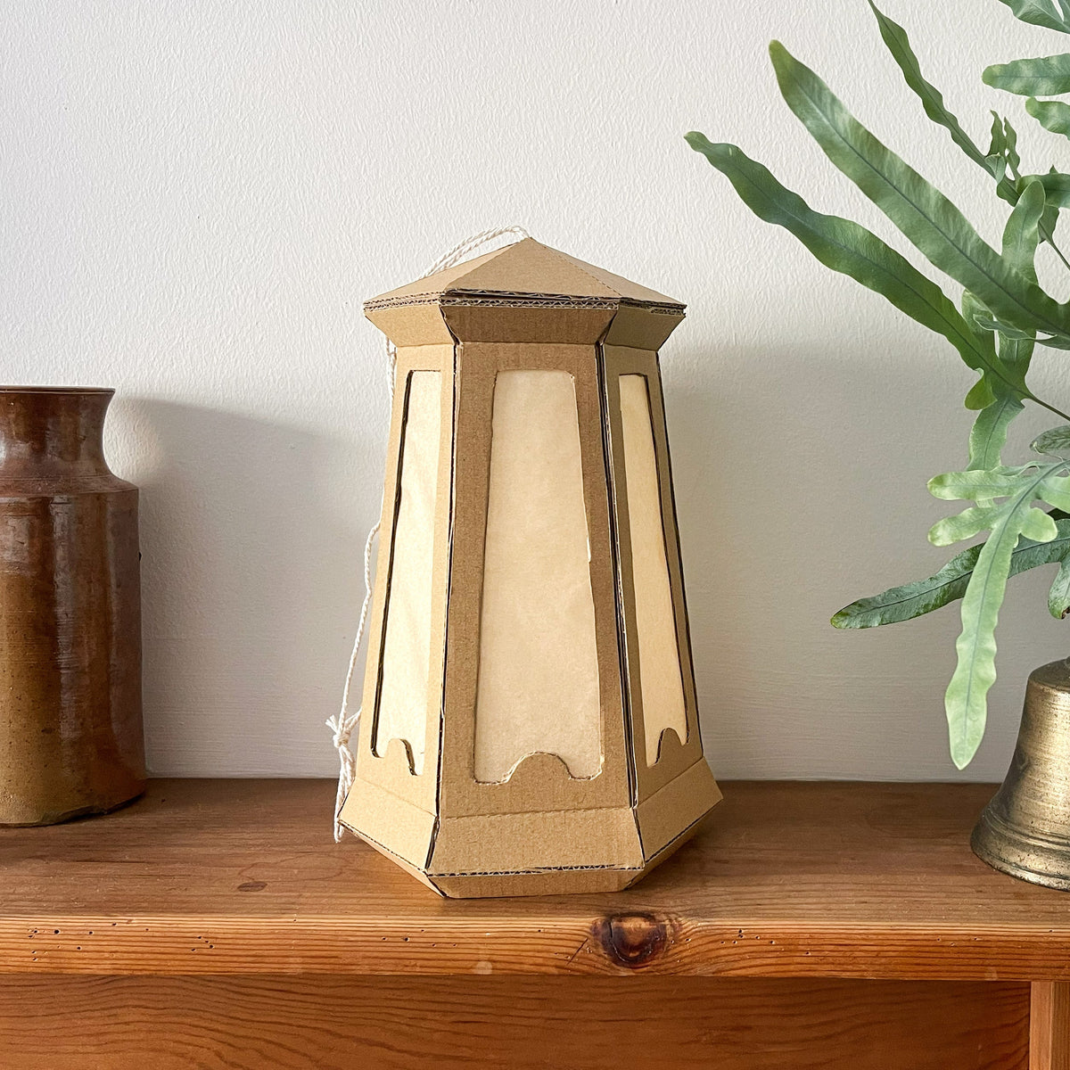 Papercraft Lantern | DIY Cardboard Light | Costume Prop & Decoration