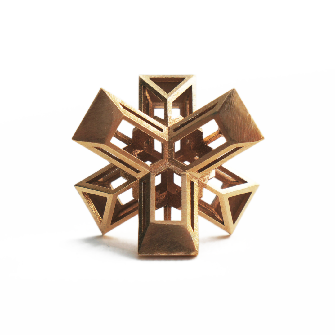 Crystal Pendant Bronze Wintercroft