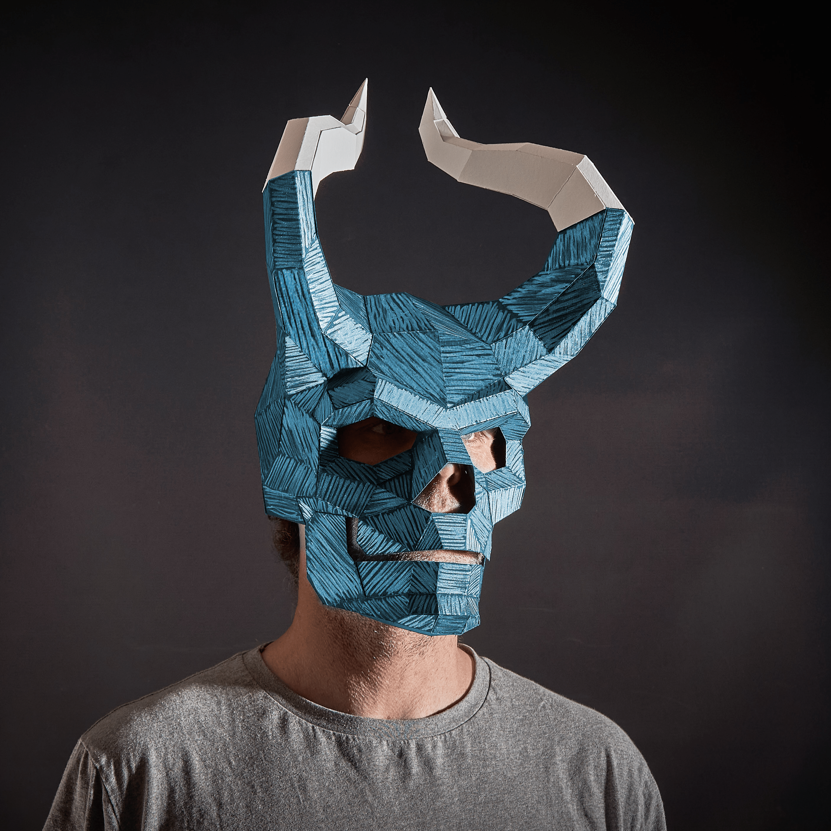 Midnight Thunder Skull - Wintercroft - Mask