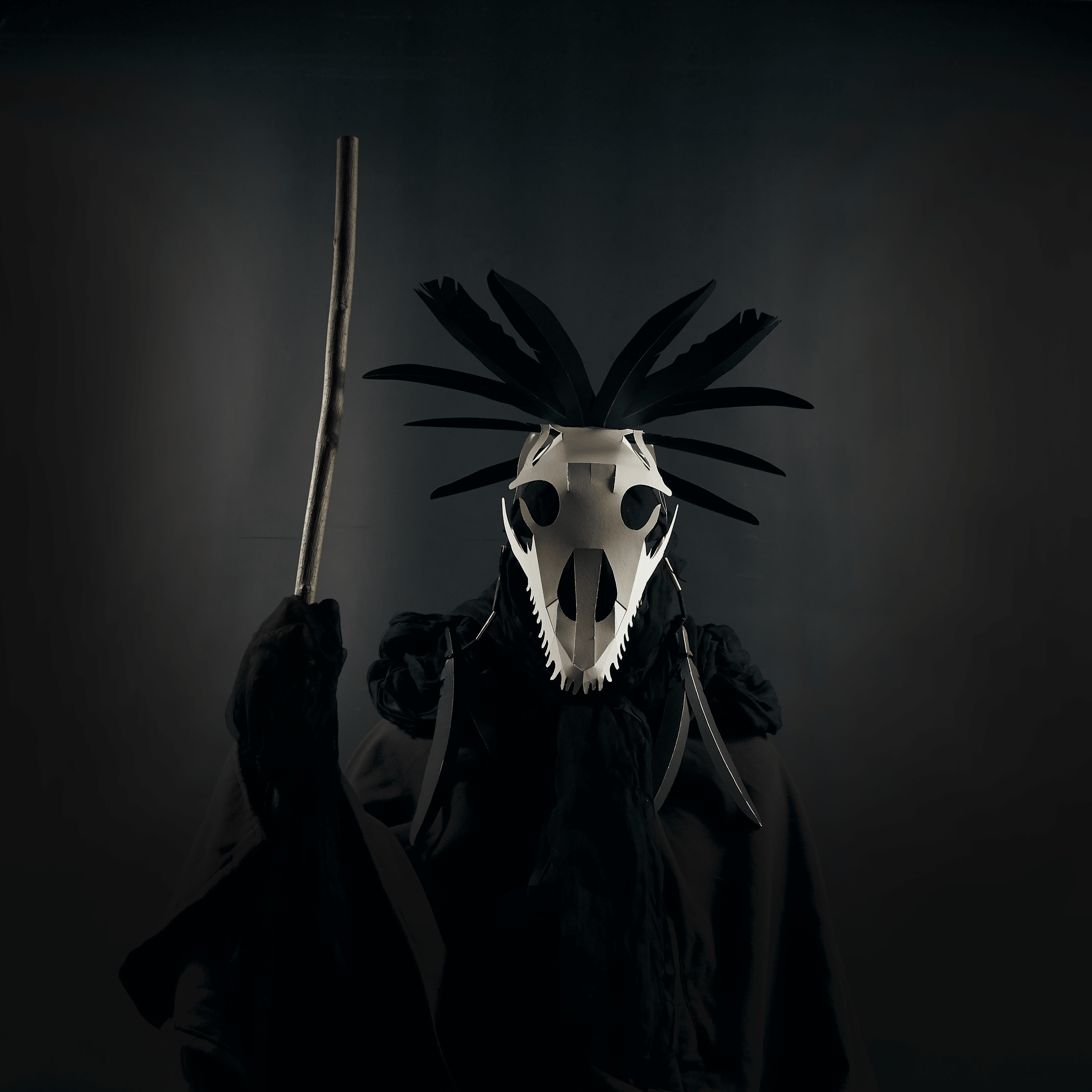 Varanus Lizard Skull | Festival Headdress pattern | PDF - Wintercroft - Mask