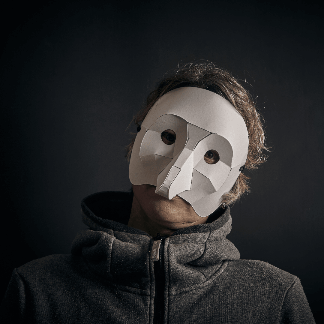 Commedia Dell’ Arte Zanni Template | DIY Papercraft Theatrical Mask | Instant Download - Wintercroft - Mask