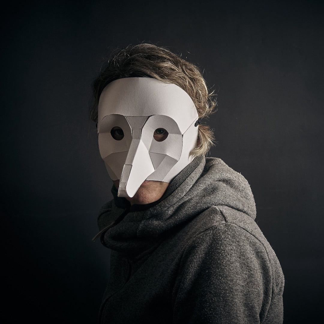 Commedia Dell’ Arte Zanni Template | DIY Papercraft Theatrical Mask | Instant Download - Wintercroft - Mask