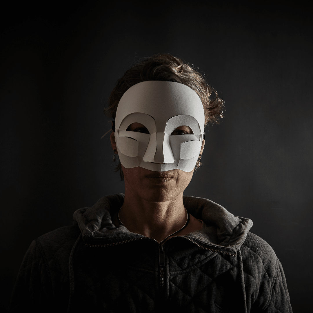 Commedia Dell’ Arte Arlecchino Harlequin Template | DIY Papercraft Theatrical Mask | Instant Download - Wintercroft - Mask