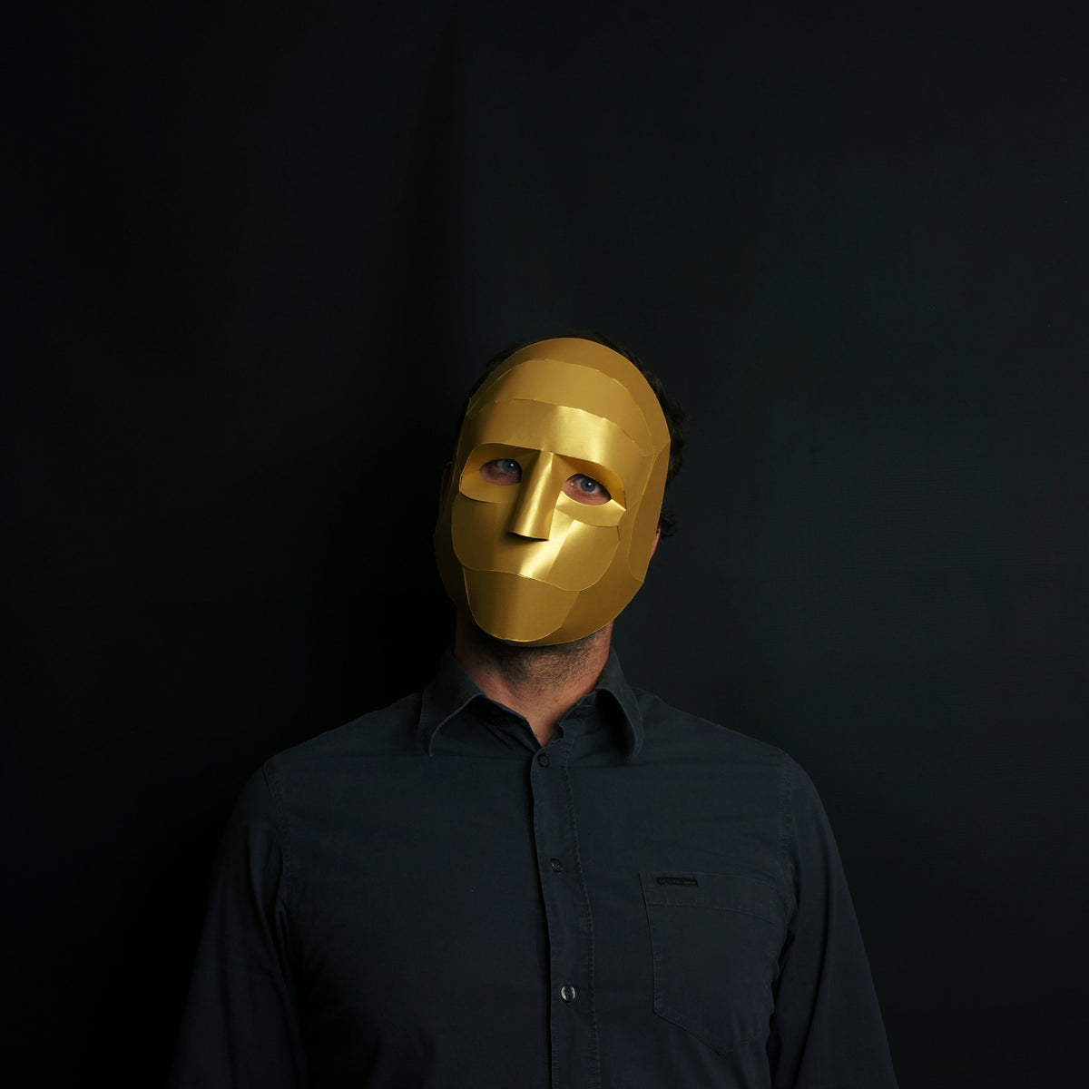 Famine Horseman Mask | Printable PDF Template | Instant Download - Wintercroft-Mask