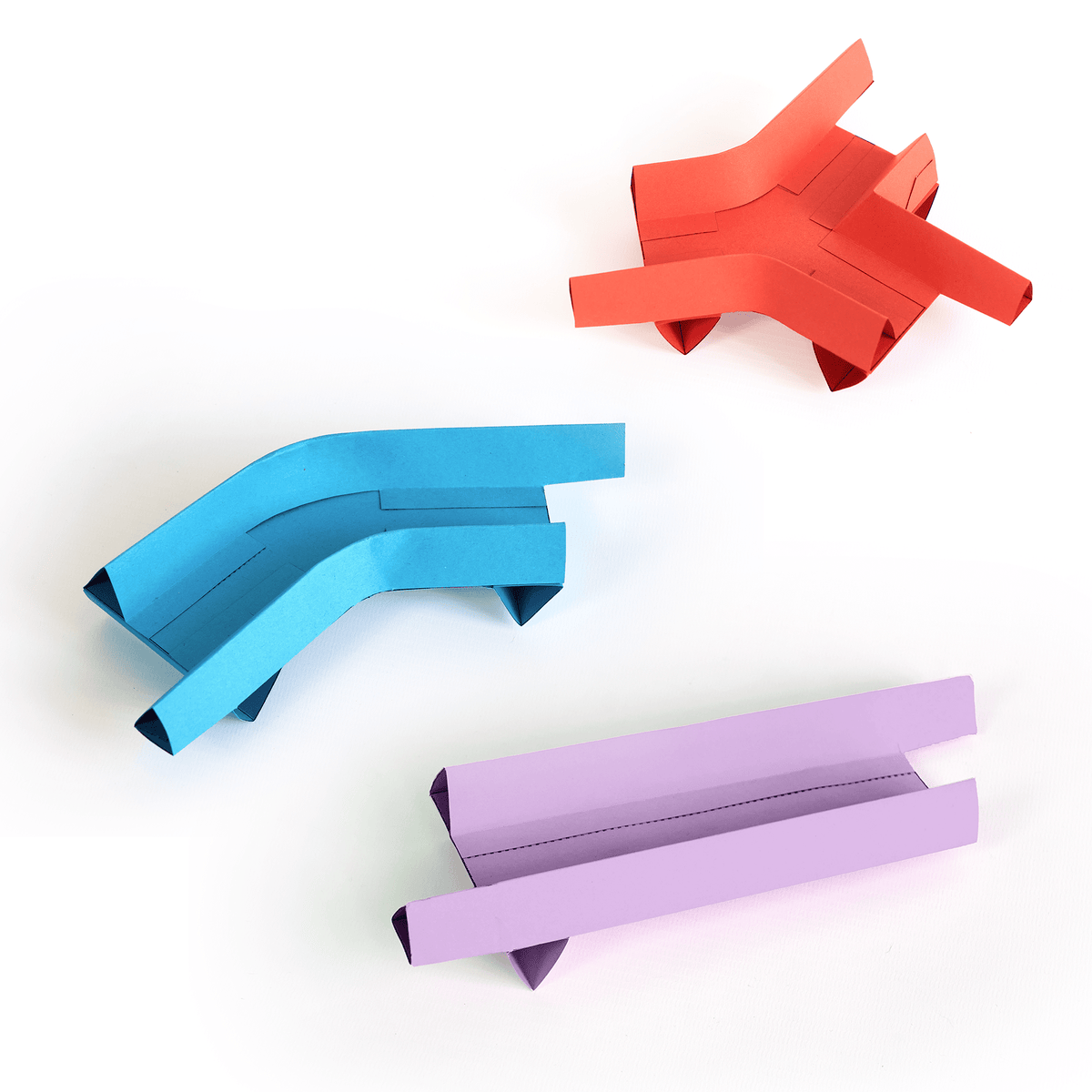 Marble Racetrack | Papercraft Sets | Instant PDF Download - Wintercroft-Creativity Pack