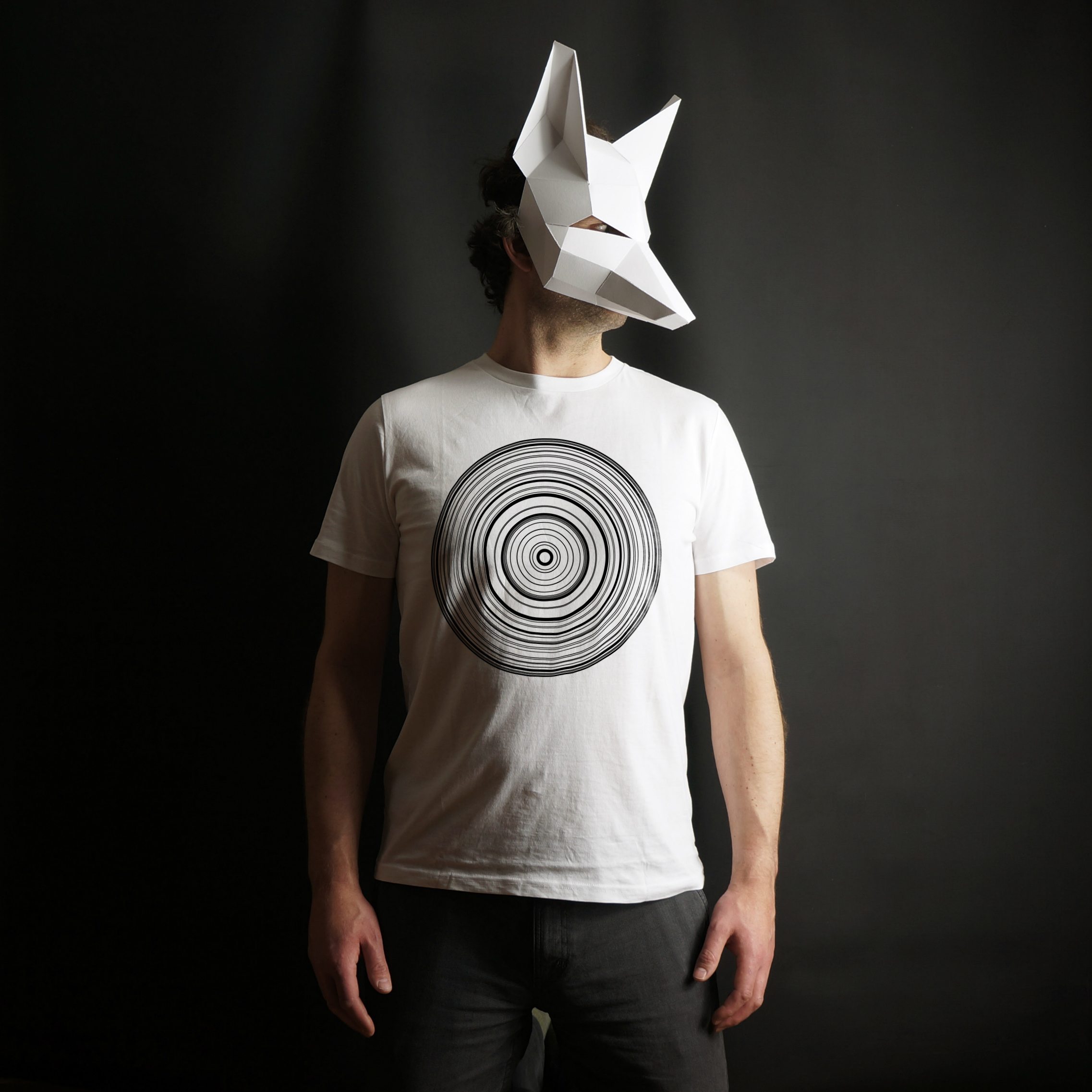 Jackal Mask | Geometric Animal Cosplay Template | PDF Download
