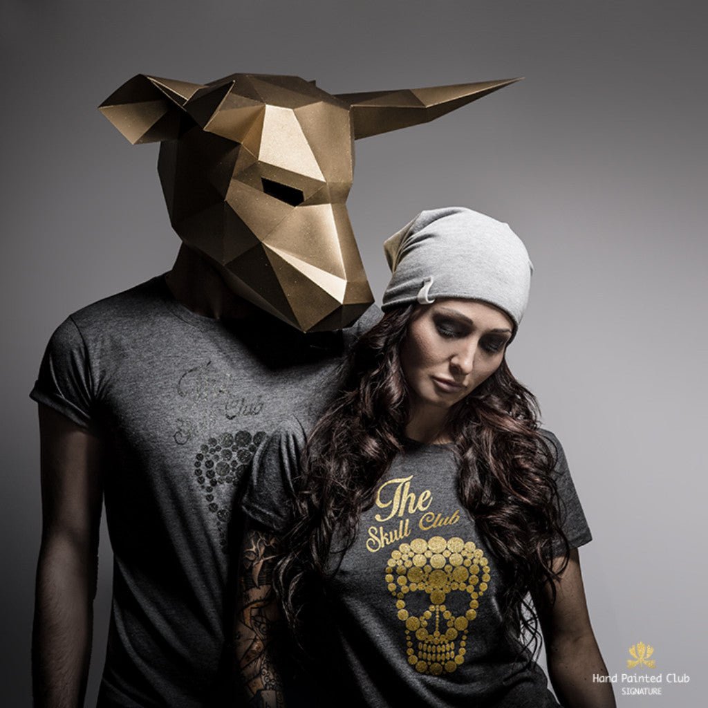 Bull Mask | Low Poly Geometric DIY Animal Template | PDF Download - Wintercroft-Mask