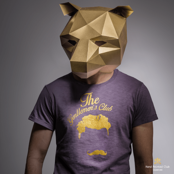 Bear Full Mask | Low Poly Geometric DIY Mask Template | PDF Download - Wintercroft-Mask
