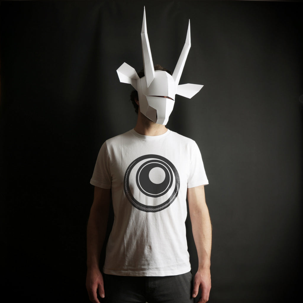 Oryx Mask | Printable Papercraft Animal Costume | PDF Download