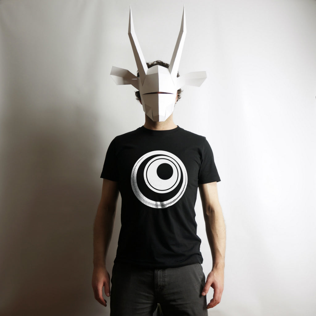 Oryx Mask | Printable Papercraft Animal Costume | PDF Download