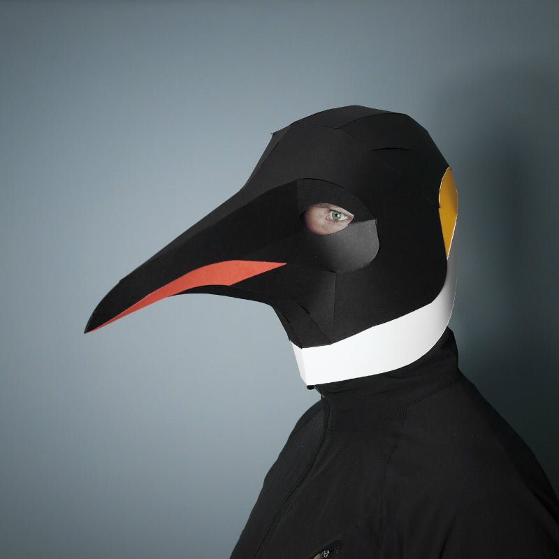 Emperor Penguin | 3D Papercraft Animal Mask | PDF - Wintercroft-Mask