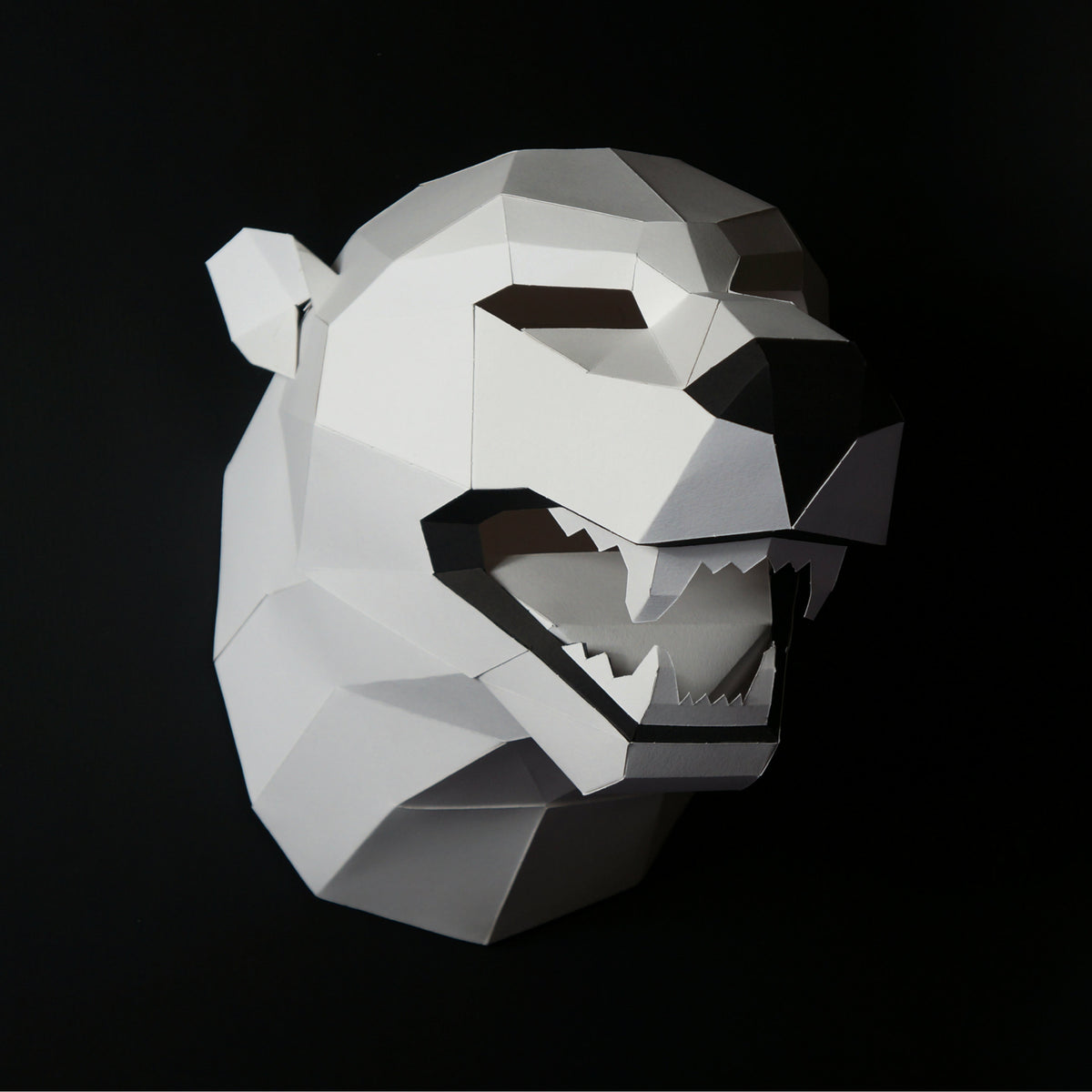 Polar Bear Mask | DIY Printable Template | Instant PDF Download - Wintercroft-Trophy Mask