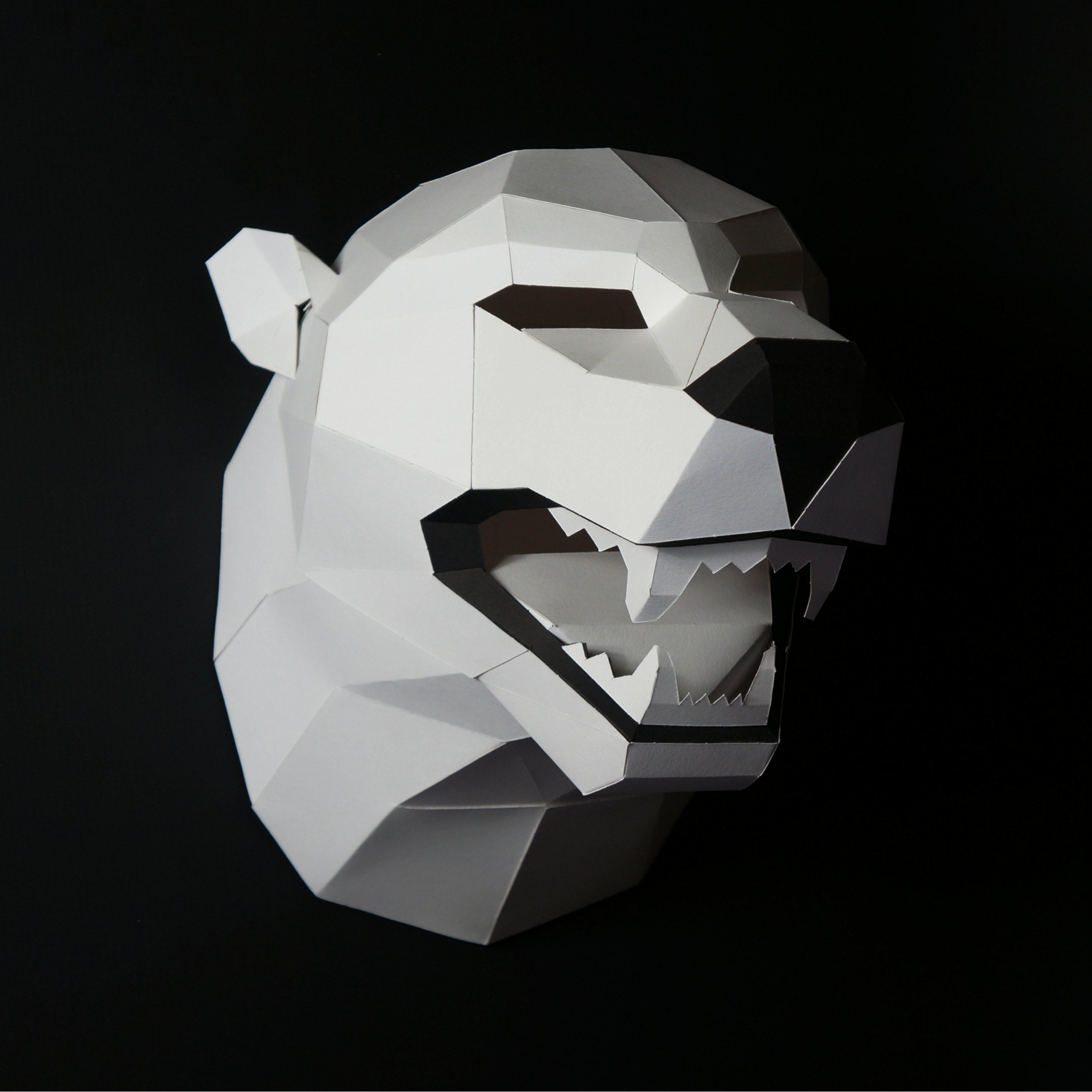 Polar Bear Mask | DIY Printable Template | Instant PDF Download