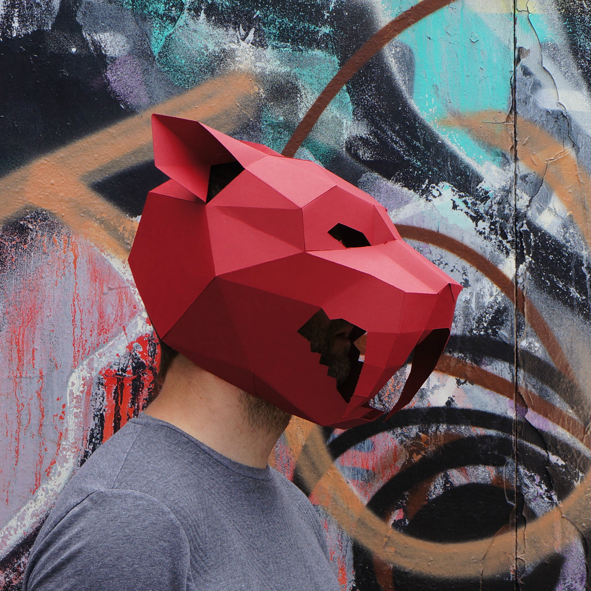 Prehistoric Monster Mask Set | Dinosuar DIY Papercraft Templates | PDF Download - Wintercroft-Mask