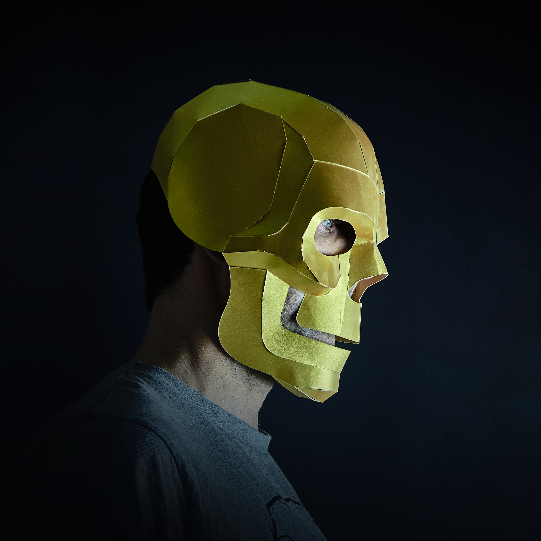 Spirit Skull | Printable Papercraft Mask | PDF Download