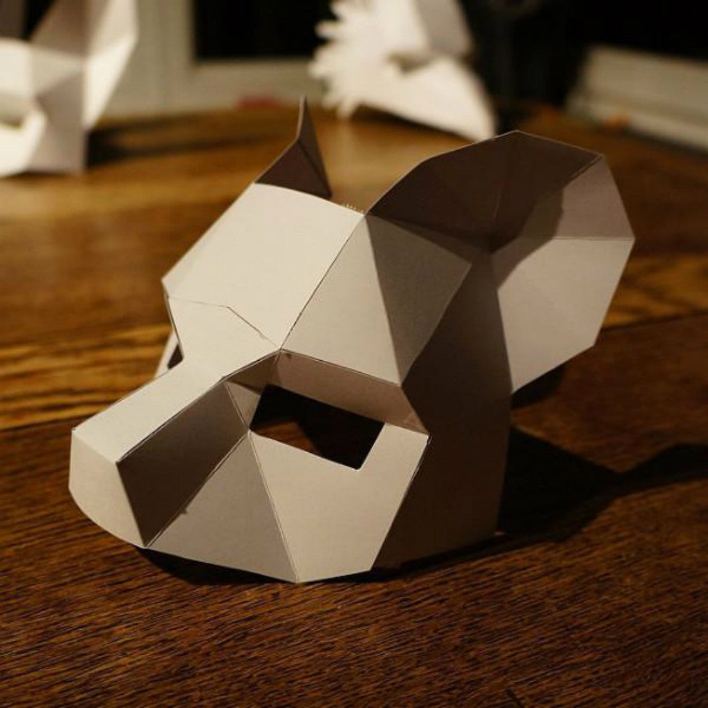 Woodland Animal Mask Set | Easy DIY Papercraft Templates | PDF Download