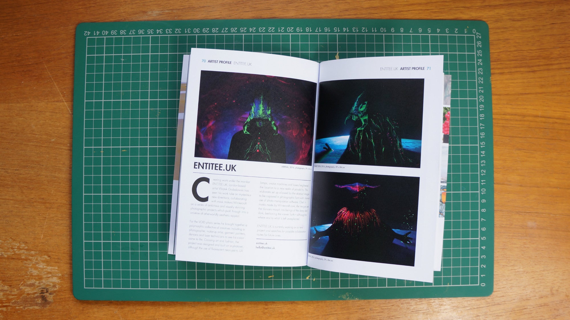INSIDE ARTIST FEATURES VOID IN BEAUTIFUL PRINT - Wintercroft