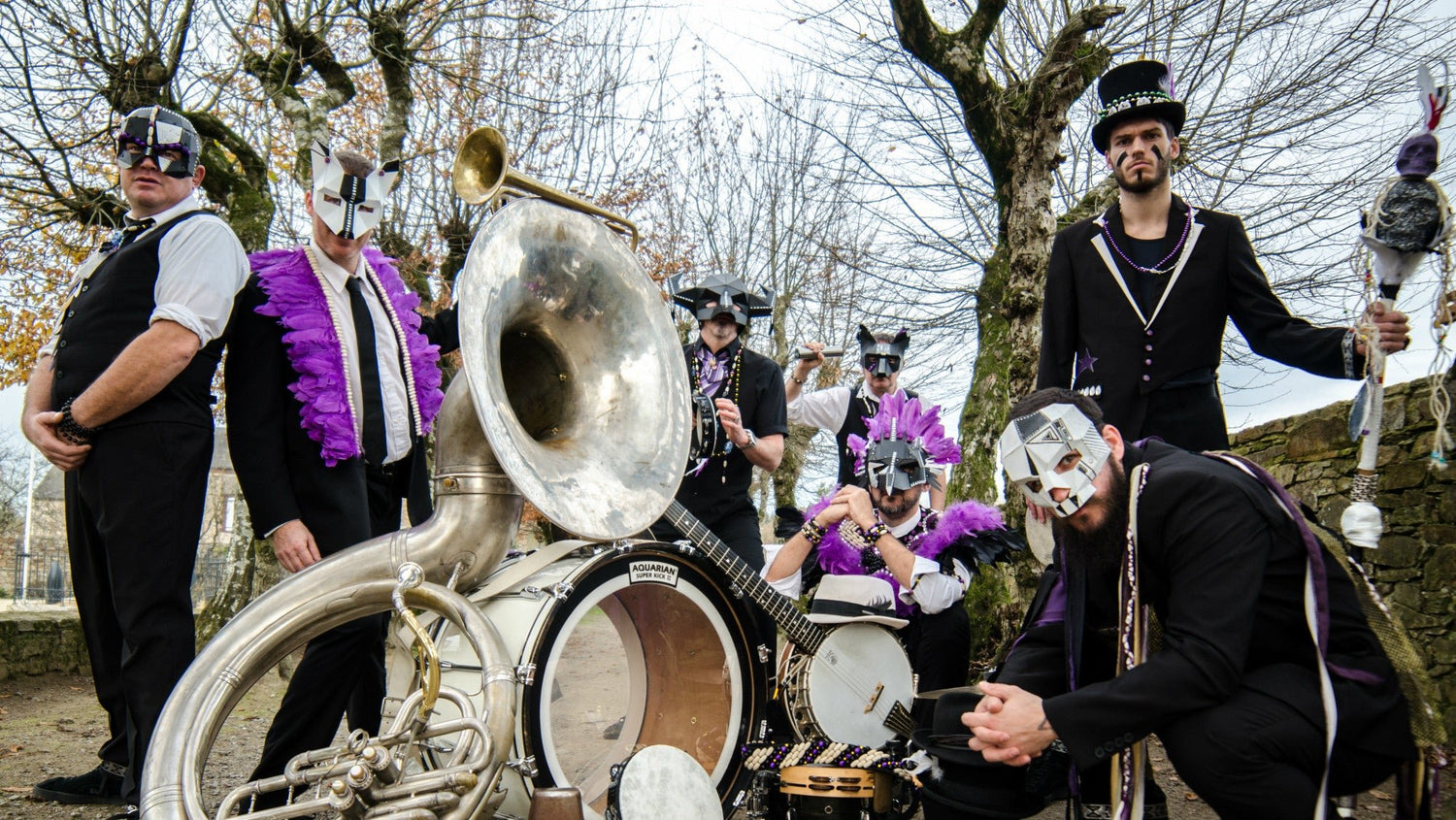 The Modified Masks of Zygos Brass Band - Wintercroft