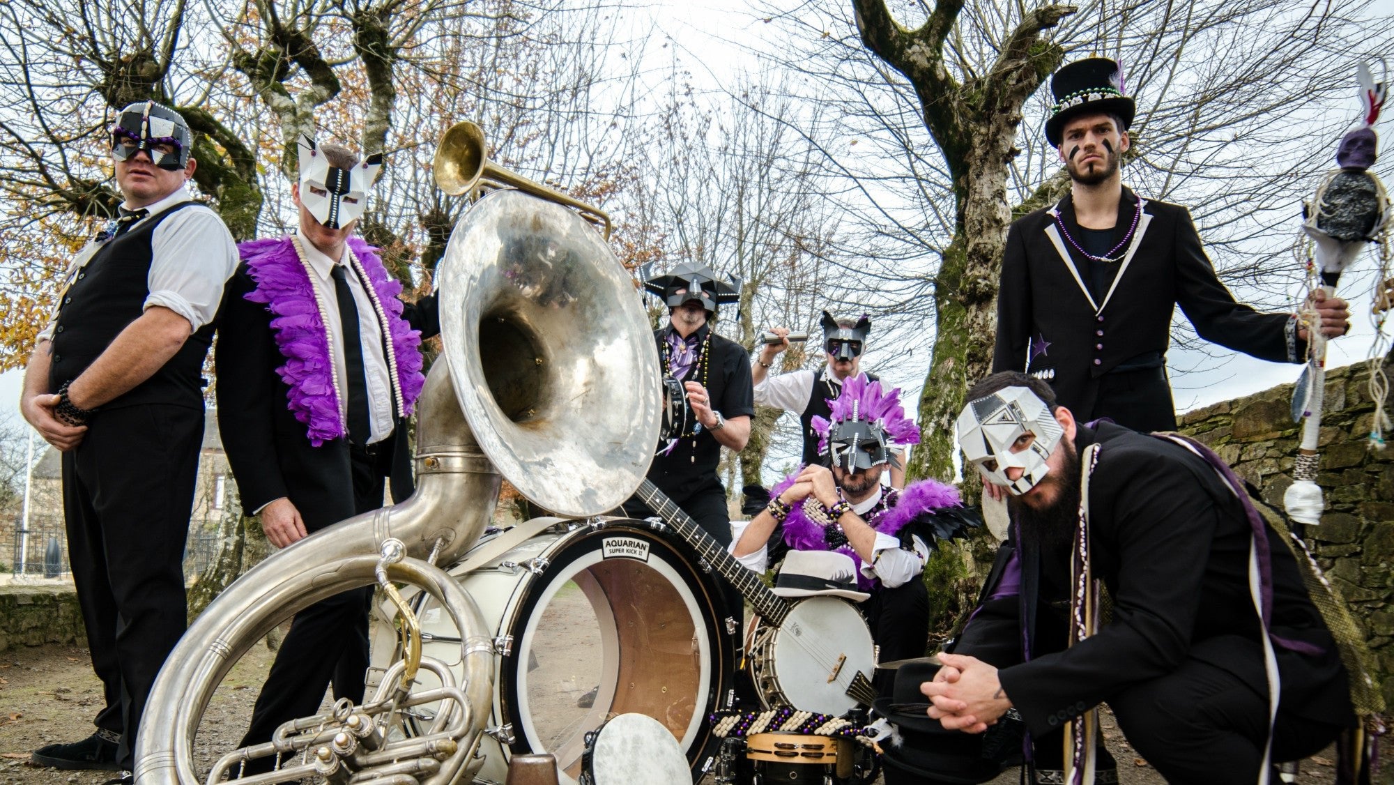 The Modified Masks of Zygos Brass Band - Wintercroft