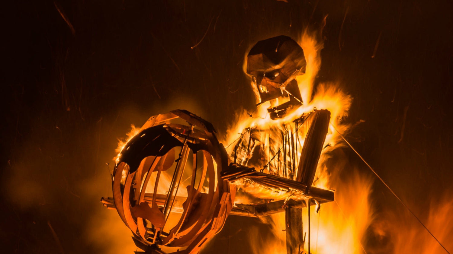 FlameWriter - Glenn Todd's Burning Skull - Wintercroft