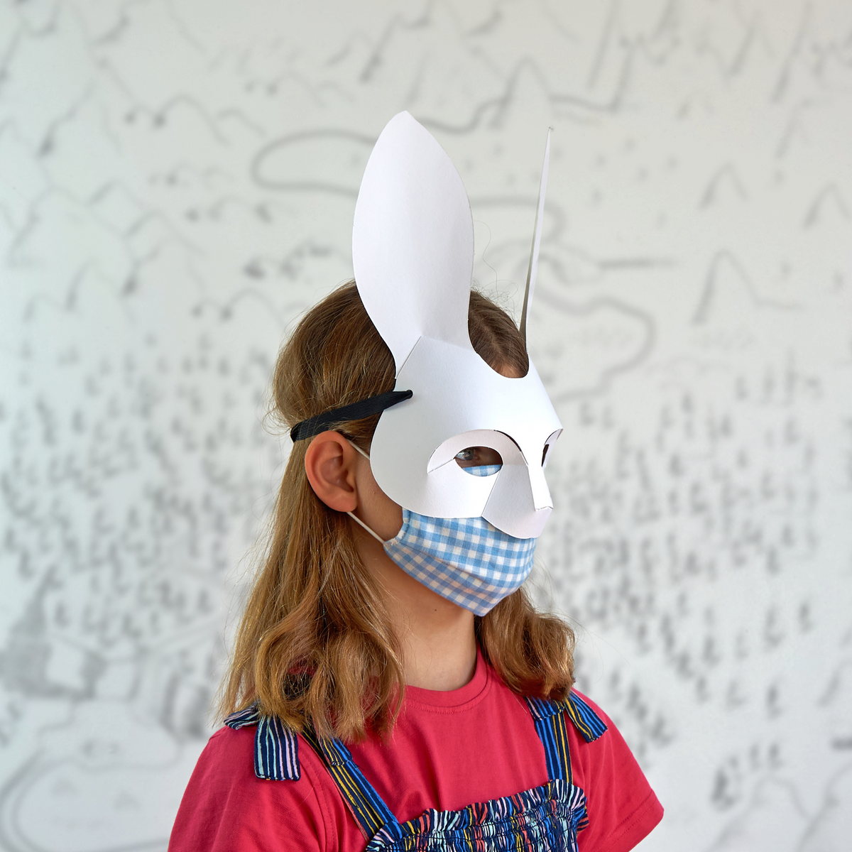 Rabbit Mask Template | Easy DIY Paper Mask | World Book Day | Instant Download