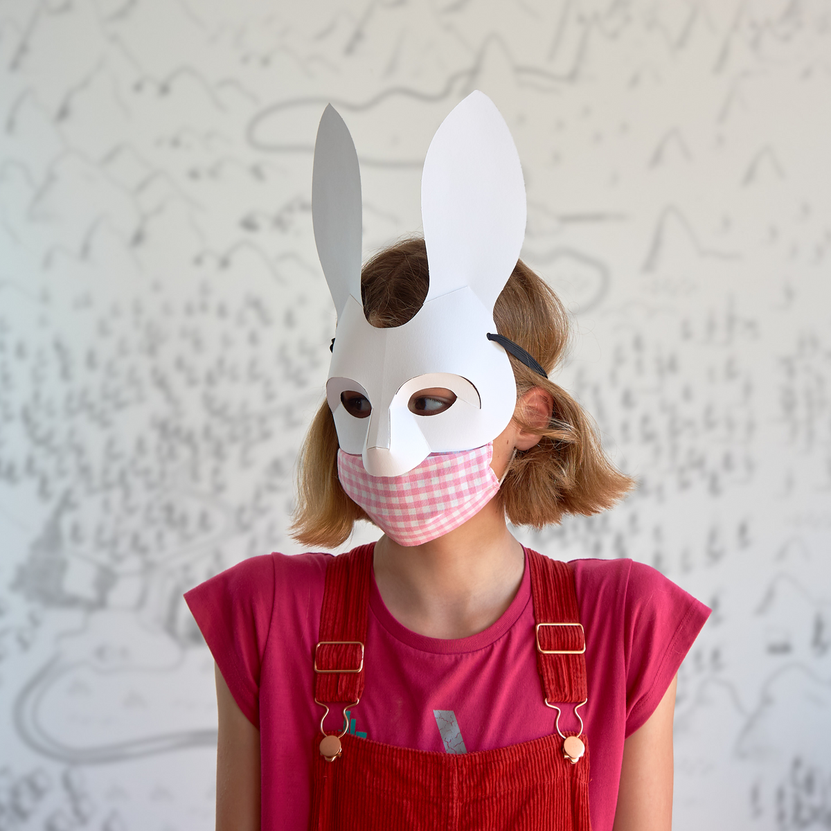 Rabbit Mask Template | Easy DIY Paper Mask | World Book Day | Instant Download