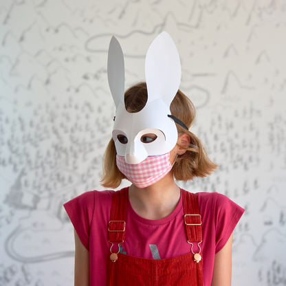 Rabbit Mask Template | Easy DIY Paper Mask | World Book Day | Instant Download