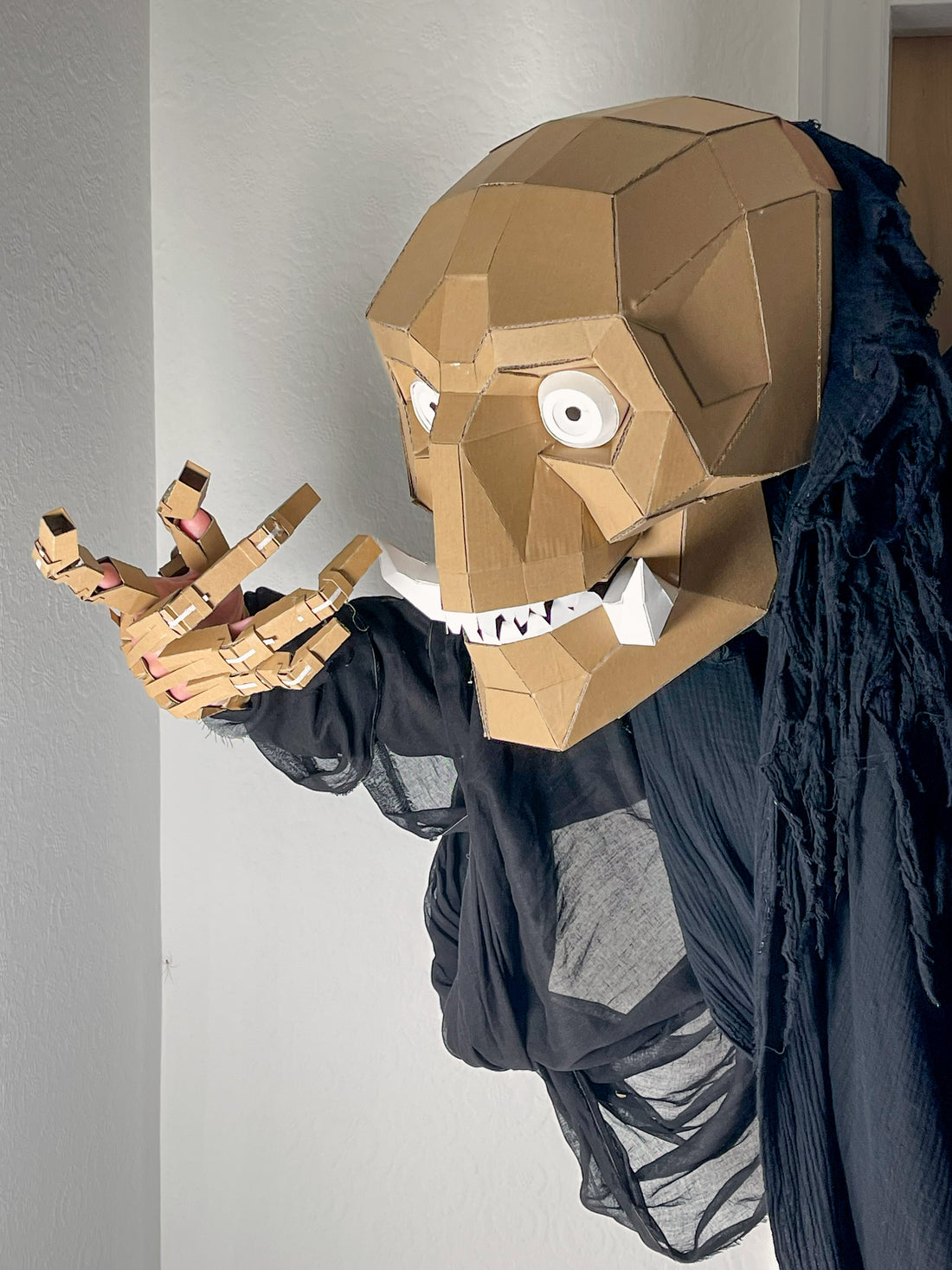 Monster Mask 5 Template | Large DIY Geometric Papercraft Mask | Instan ...