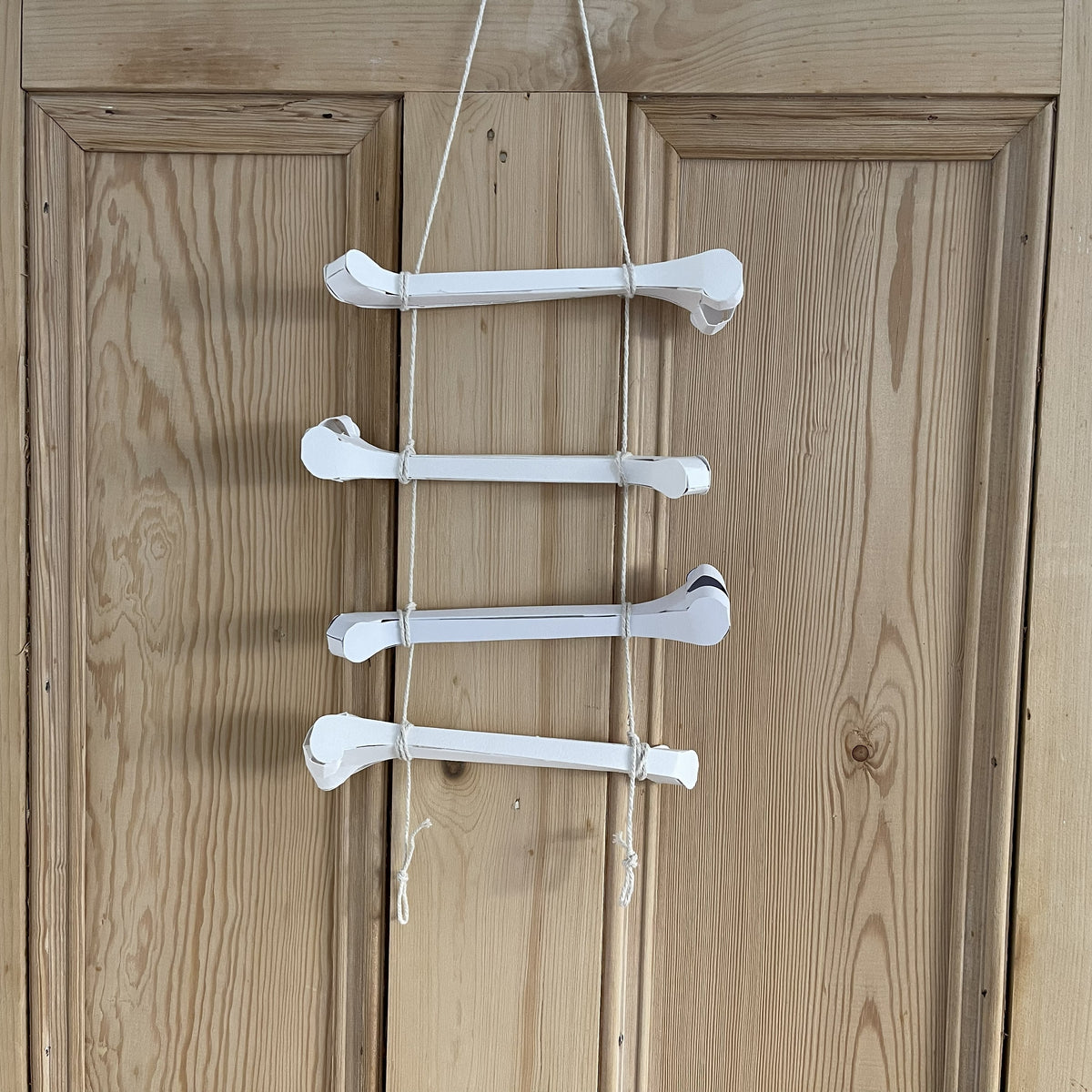 Hanging Bone Charms Template | DIY Halloween Papercraft Decorations | Instant Download