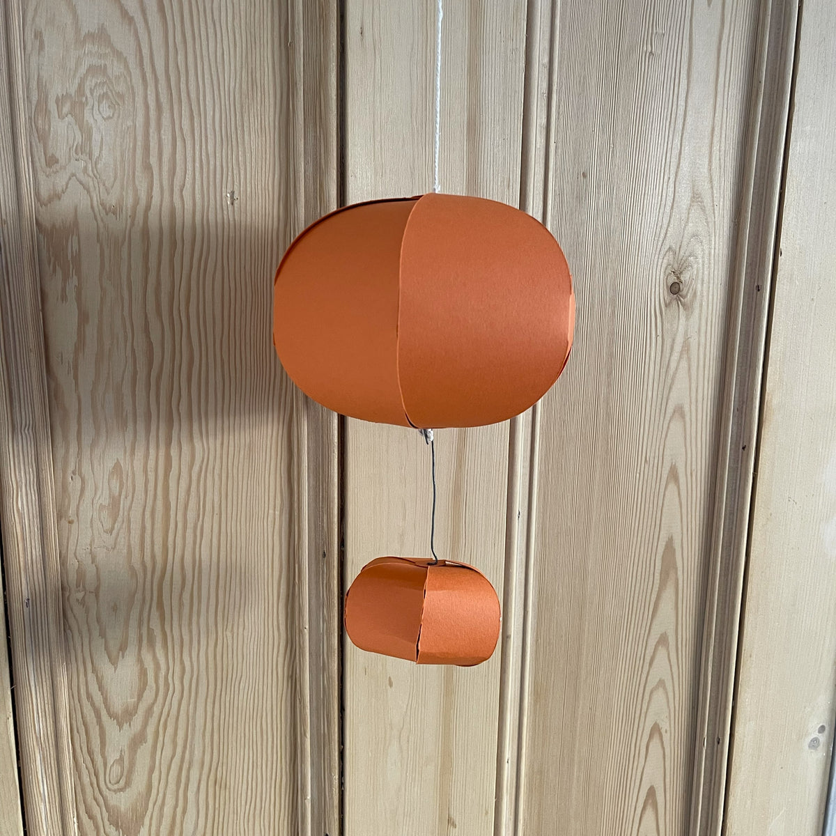 Hanging Pumpkin Decorations Template | DIY Halloween Papercraft Pumpkins | Instant Download