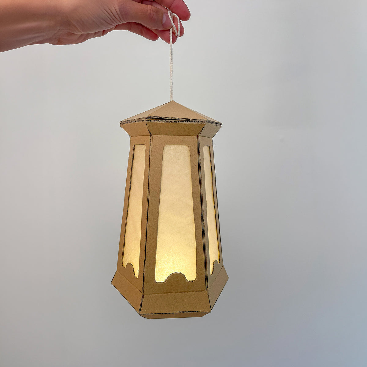 Papercraft Lantern | DIY Cardboard Light | Costume Prop &amp; Decoration