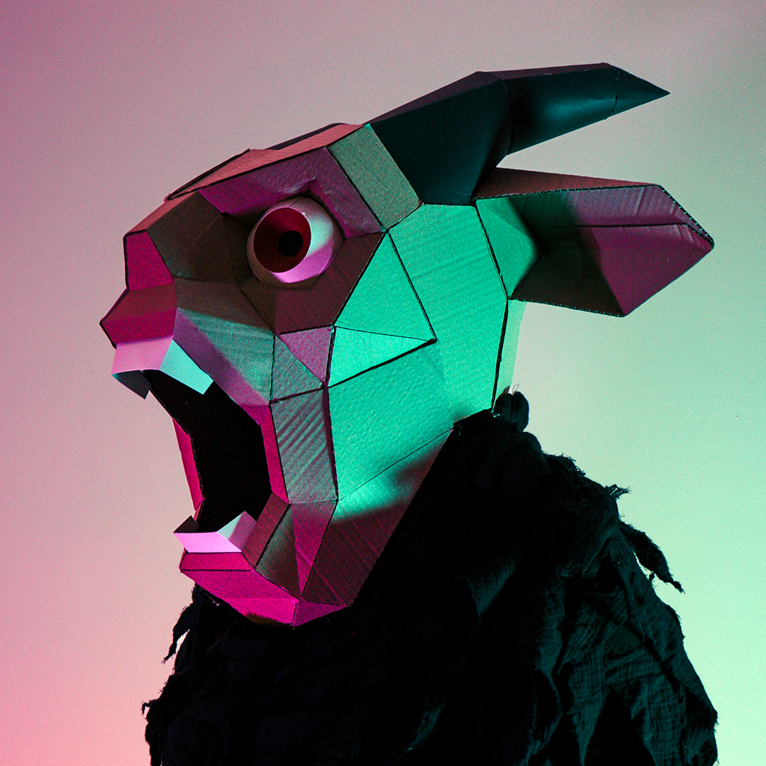 Large Monster Mask Collection | 4 DIY Papercraft Mask Templates