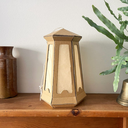 Papercraft Lantern | DIY Cardboard Light | Costume Prop &amp; Decoration