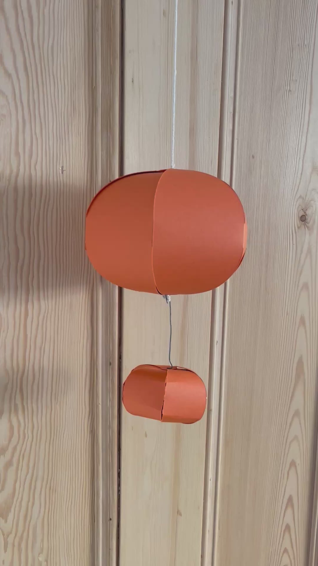 Hanging Pumpkin Decorations Template | DIY Halloween Papercraft Pumpkins | Instant Download