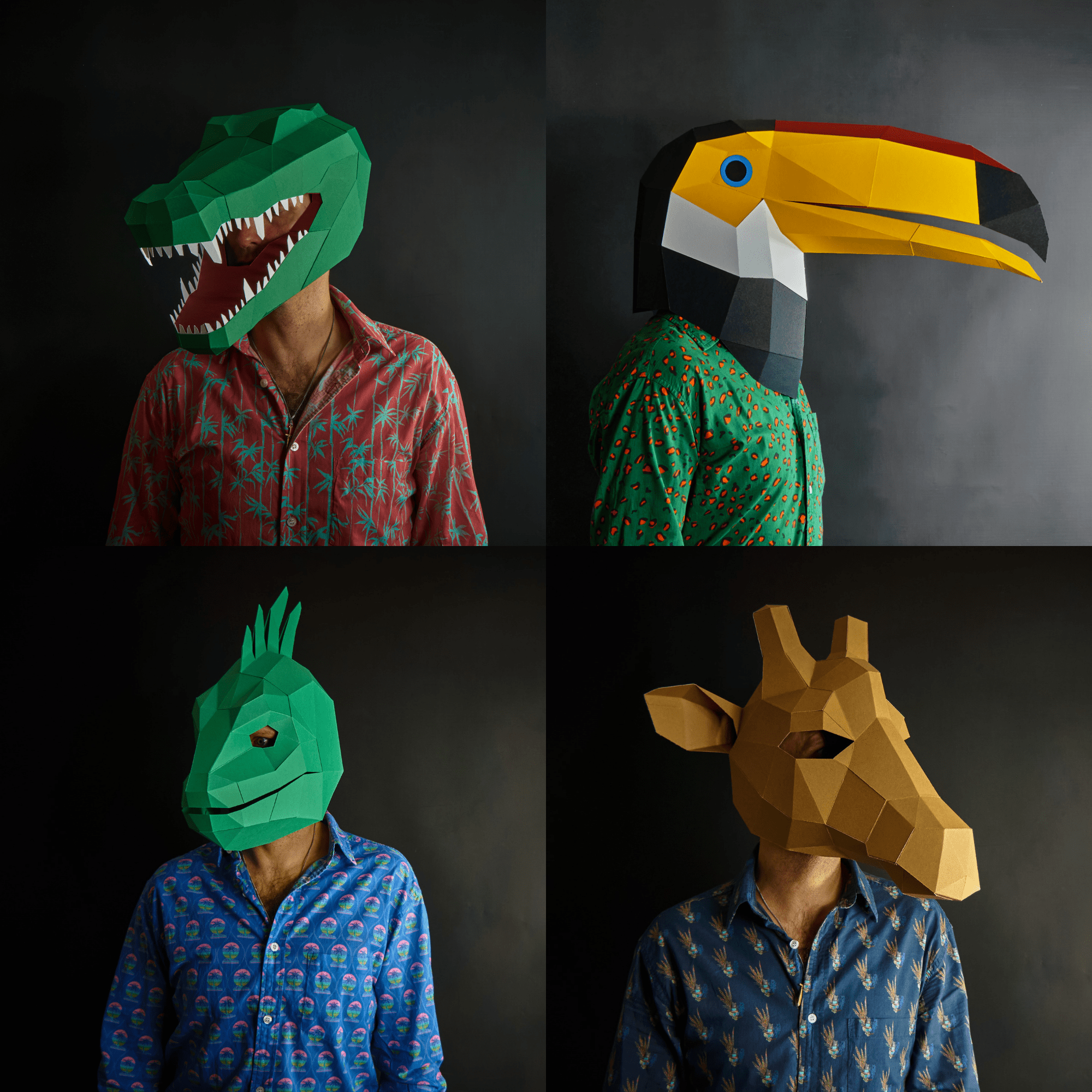 Exotic Animals Mask Set - Wintercroft - Mask