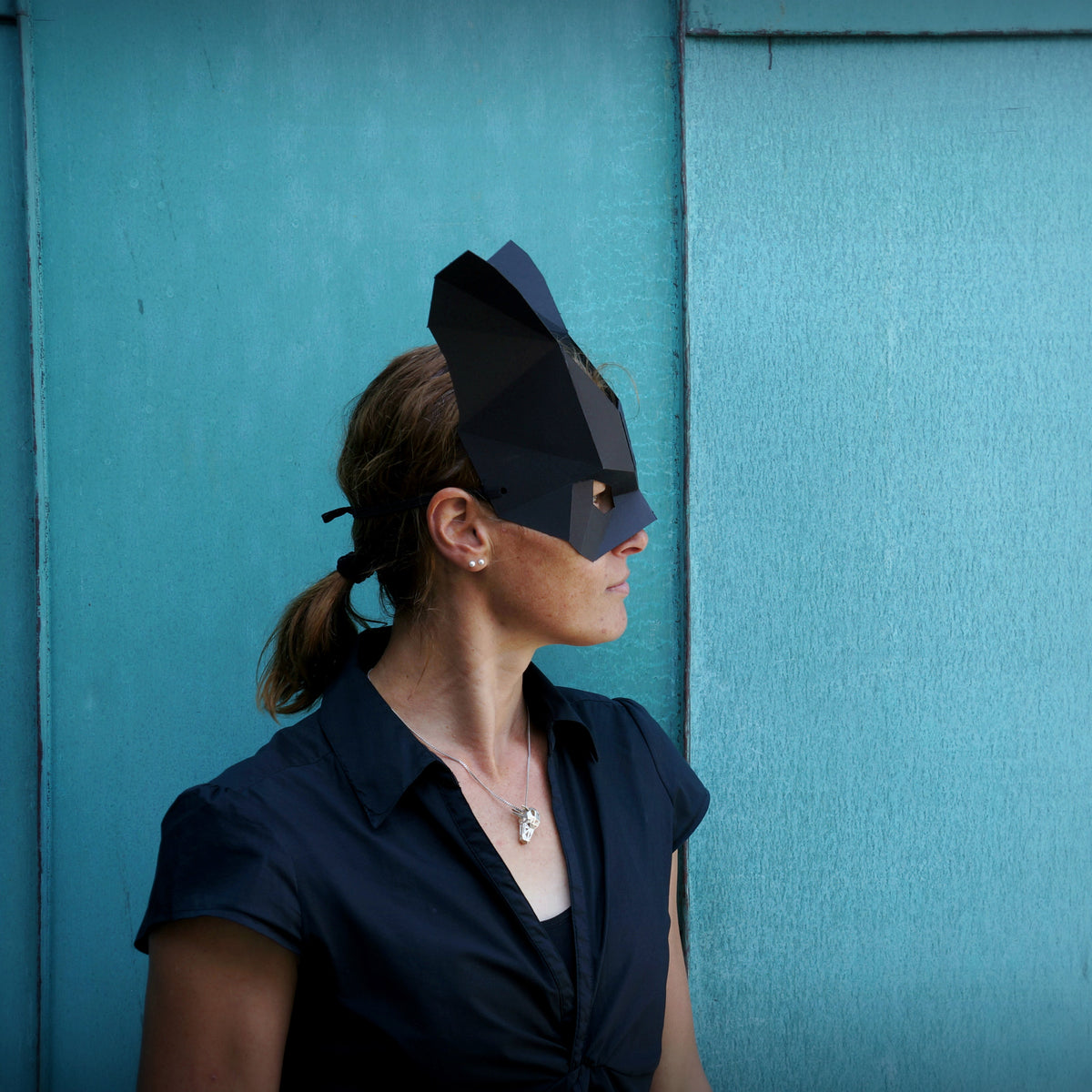 Bat Mask | Easy Low Poly DIY Halloween Mask Template | PDF - Wintercroft-Mask