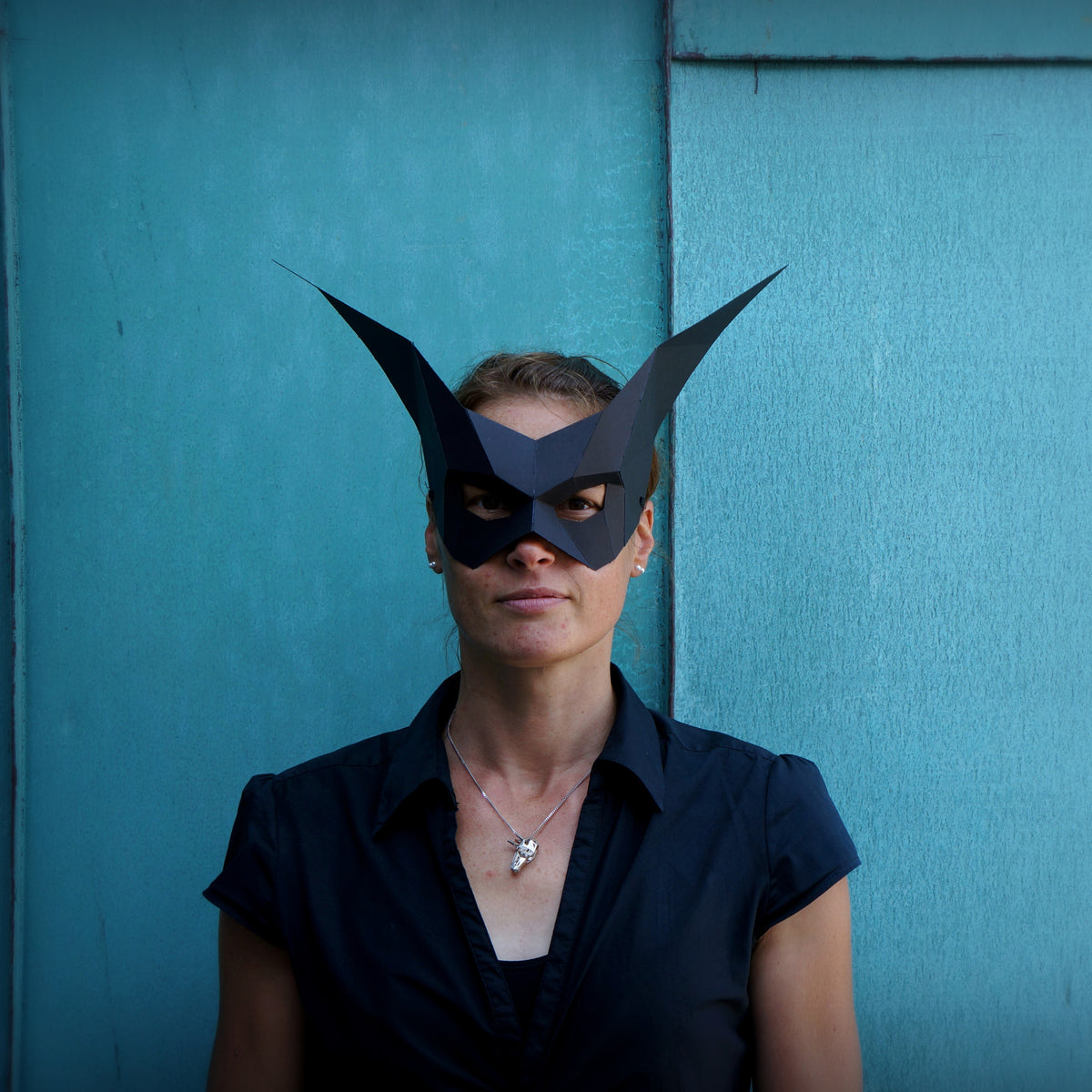 Bat Mask | Easy Low Poly DIY Halloween Mask Template | PDF - Wintercroft-Mask