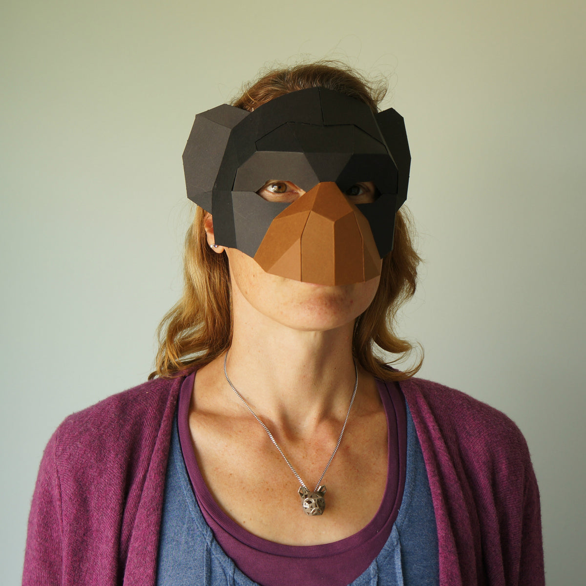 Jungle Animal Half Mask Set | DIY Templates | PDF Download - Wintercroft-Mask