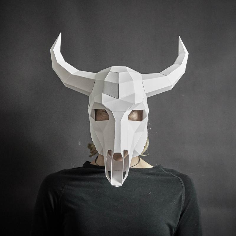 Animal Skull Mask Set | DIY Papercraft Template | PDF Download - Wintercroft-Mask