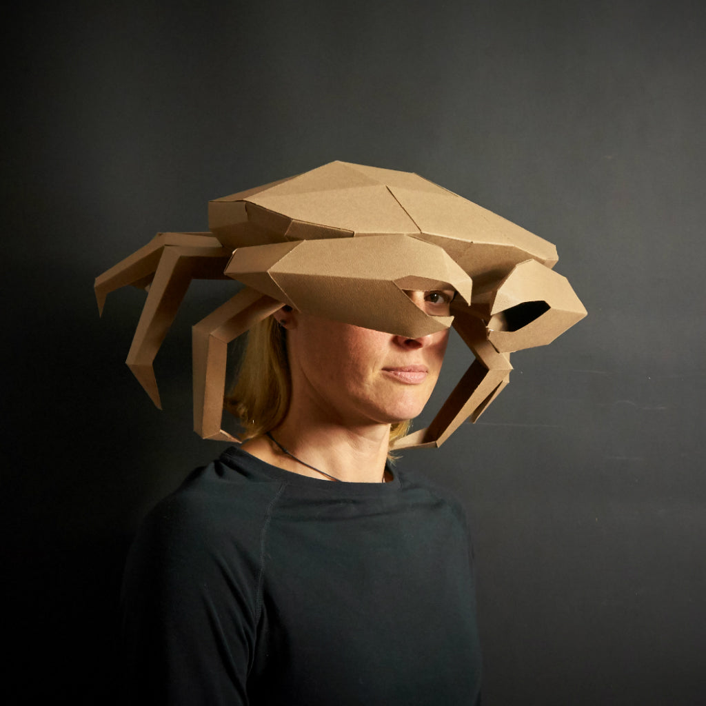 Crab Hat | Printable Papercraft Festival Headdress | PDF