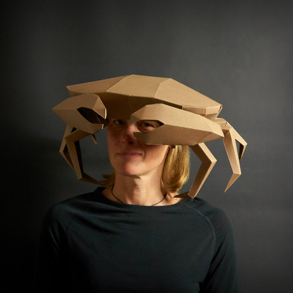 Crab Hat | Printable Papercraft Festival Headdress | PDF