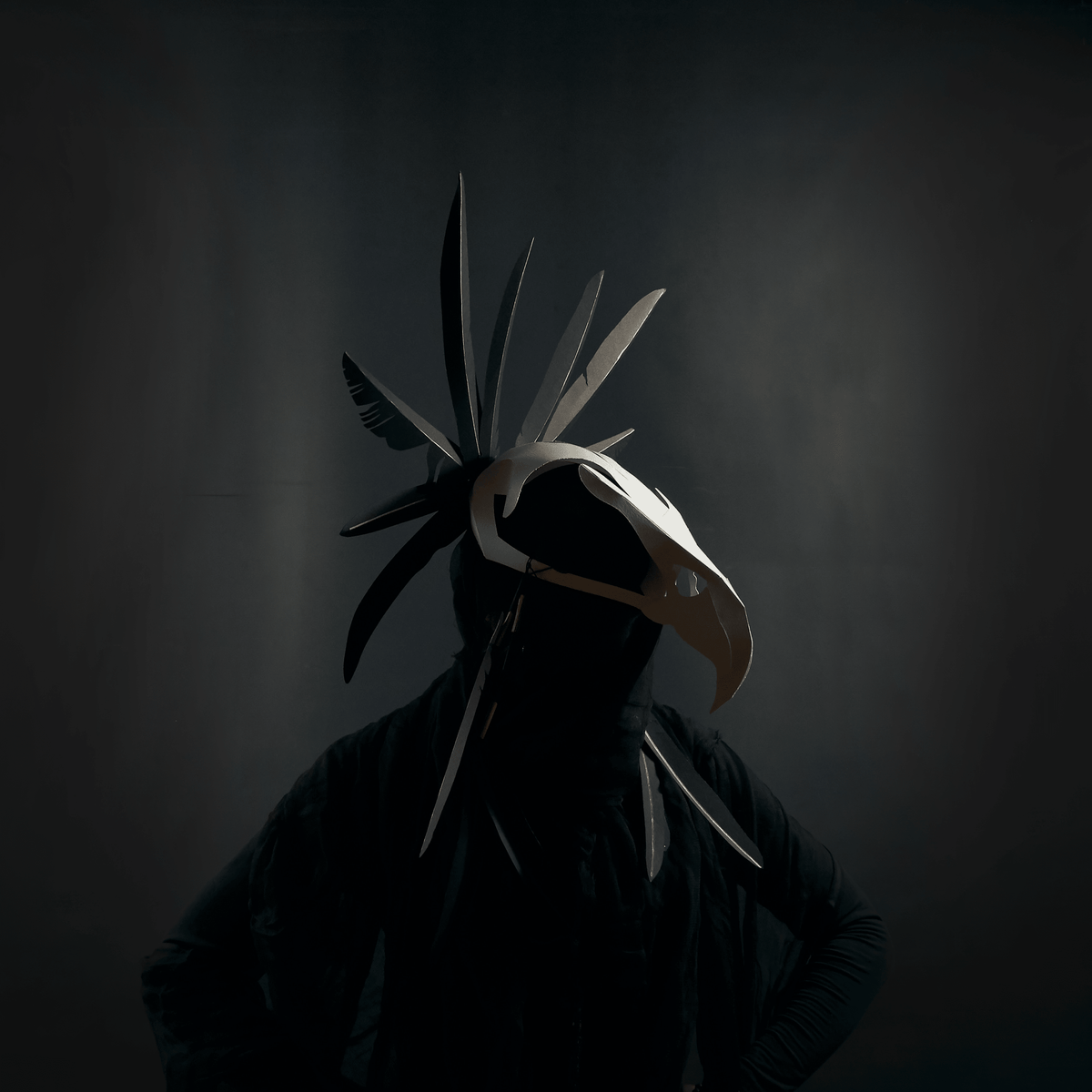 Herakon Eagle Skull | Wearable Papercraft Headdress | PDF - Wintercroft-Mask