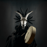 Kapros Goat Skull | Printable DIY Headdress | PDF Download - Wintercroft - Mask