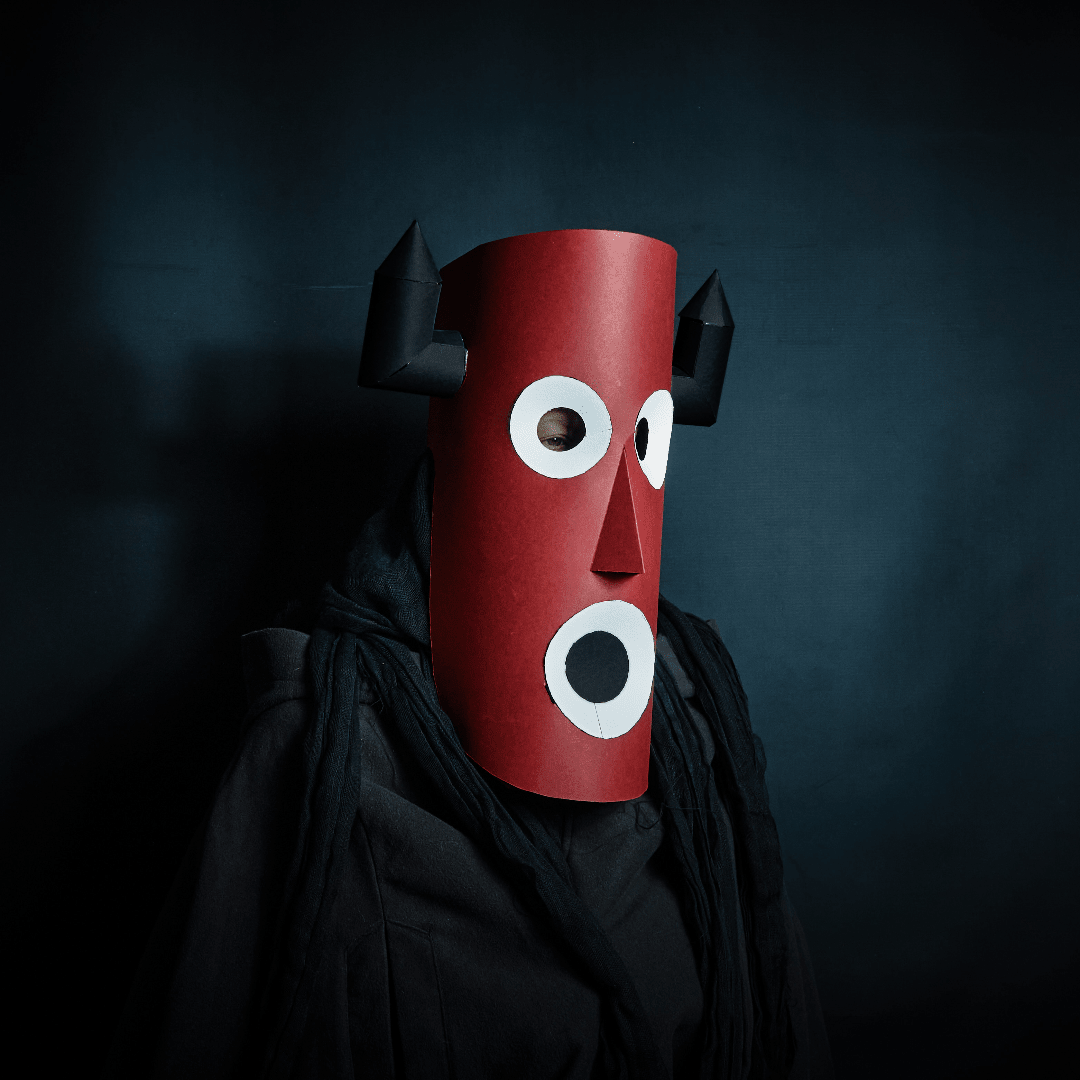 Socketface Mask Template | DIY Papercraft Halloween Mask | Instant Download - Wintercroft - Mask