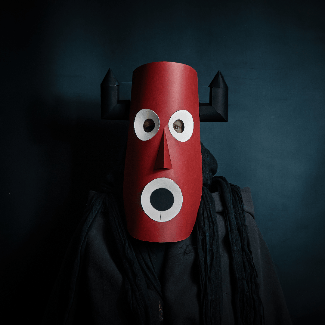 Socketface Mask Template | DIY Papercraft Halloween Mask | Instant Download - Wintercroft - Mask
