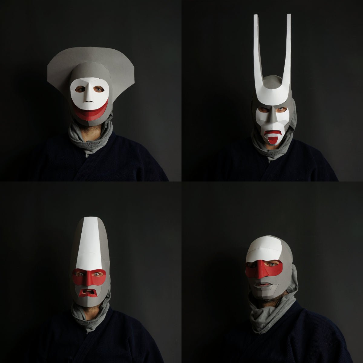 Ever Dwellers | Mythical Papercraft Set | PDF Download - Wintercroft-Mask