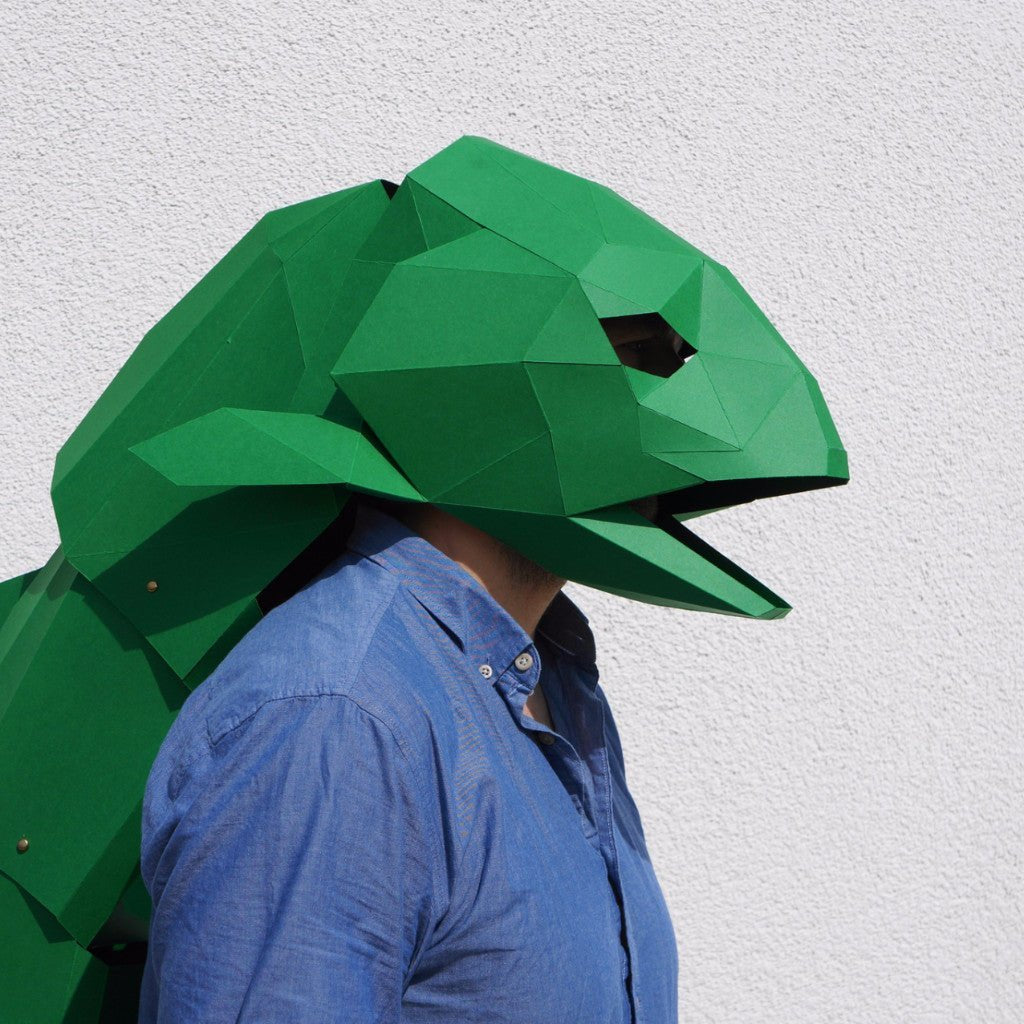 Fish Mask | Low Poly Geometric DIY Mask Template | PDF Download - Wintercroft-Mask